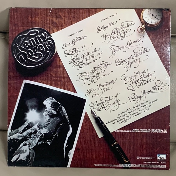 Kenny Rogers’ Greatest Hits 1980 Vinyl Record - Picture 2 of 2